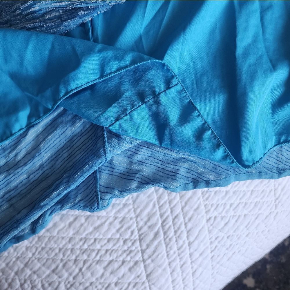 Cache Blue Halter Dress - Picture 14 of 16